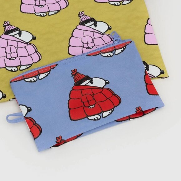 NWOT Baggu Go Pouch Small - Puffer Snoopy (Peanuts) - Picture 6 of 7